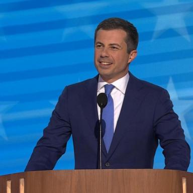 VIDEO: Pete Buttigieg takes the stage at the DNC