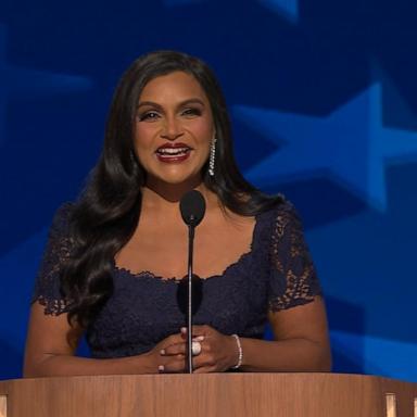 VIDEO: Mindy Kaling hosts DNC Day 3