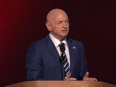 WATCH:  Mark Kelly’s full speech at the DNC: ‘The world laughs at Trump’