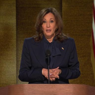 VIDEO: Harris accepts presidential nomination at the DNC