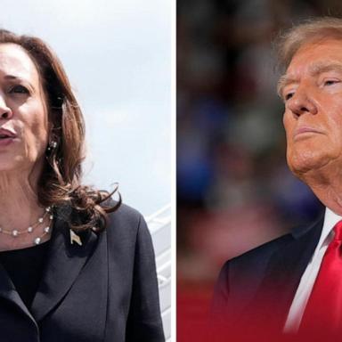 VIDEO: Trump visits battleground states as Harris campaign receives post-DNC boost