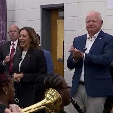 VIDEO: VP Harris and Gov. Walz campaign in battleground state of Georgia