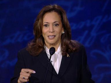 WATCH:  Harris asked to address policy changes