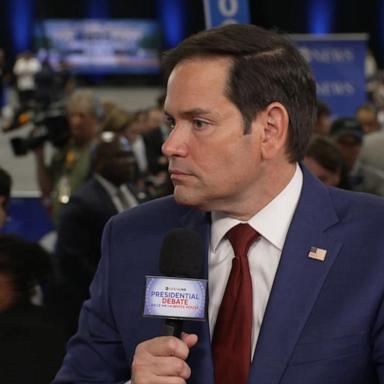 VIDEO: Sen. Rubio reacts to former President Trump's debate performance