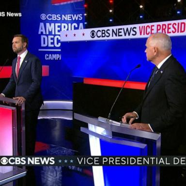 The two vice presidential nominees struck a cordial tone as they spoke in-depth about everything from immigration to the economy.