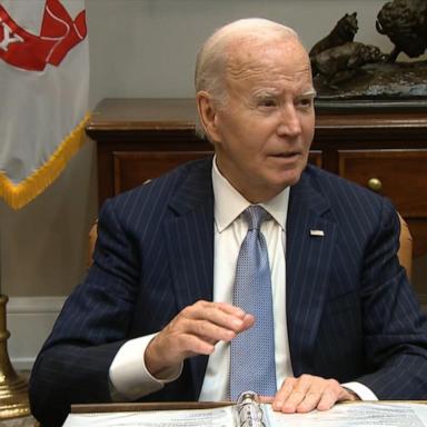 VIDEO: Biden calls storm misinformation 'disgusting'