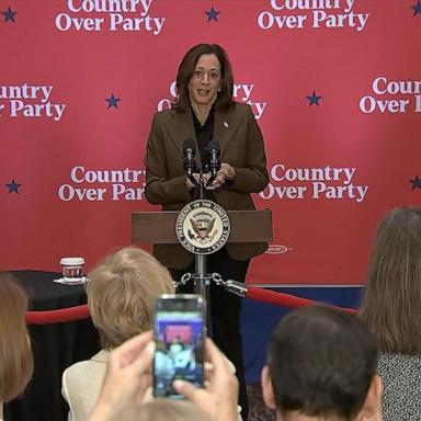 VIDEO: Harris says she will create bipartisan policy council if elected