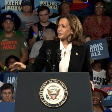 VIDEO: Harris campaigns in Greenville, North Carolina