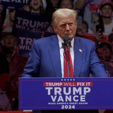 VIDEO: Trump holds rally at Madison Square Garden