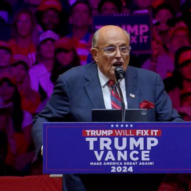  “The Palestinians are taught to kill us at 2 years old," Giuliani said at a campaign rally for former President Donald Trump at New York's Madison Square Garden on Sunday.