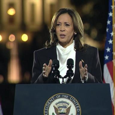 Kamala Harris at the Ellipse in Washington, DC