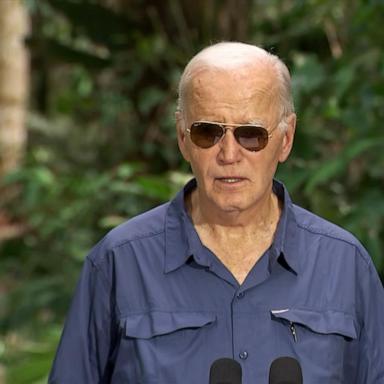 VIDEO: Biden makes historic trip to the Amazon rainforest