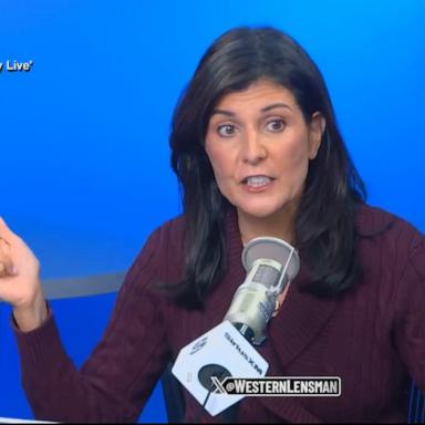 Speaking about Tulsi Gabbard, Haley said she had "major issues" with her candidacy and reiterated comments Gabbard has made in the past that run counter to the views of the U.S. intelligence community.