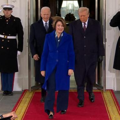 VIDEO: Senator Amy Klobuchar discusses Trump and Biden motorcade to the Capitol