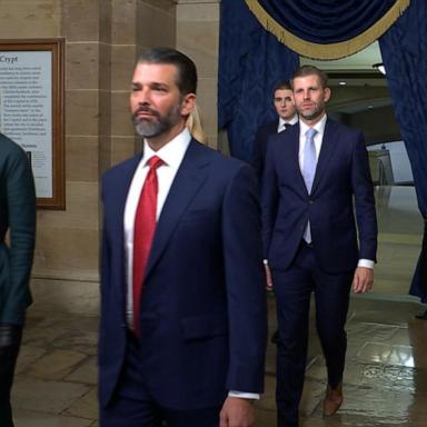 VIDEO: Trump children arrive at US Capitol for inauguration