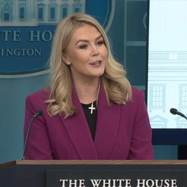 VIDEO: Karoline Leavitt, youngest White House press secretary, makes briefing room debut