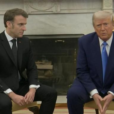 VIDEO: Trump, Macron discuss Ukraine in Oval Office meeting