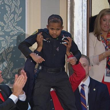 VIDEO: Trump calls for 13-year-old DJ Daniel's dream of being a police officer to come true