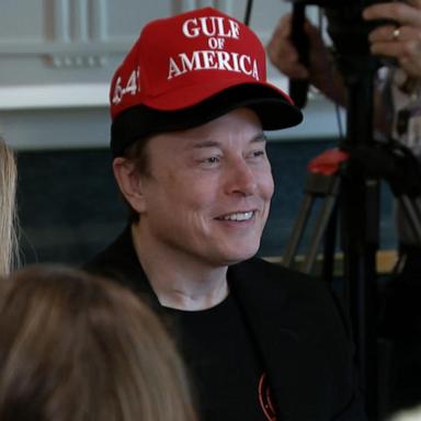 Musk spoke about the work of the Department of Government Efficiency and was thanked by President Donald Trump.