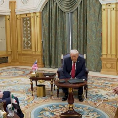 VIDEO: President Trump visits Qatar as backlash grows over luxury plane offer