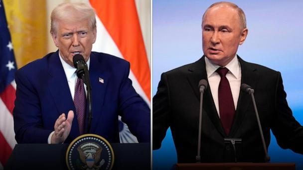 VIDEO: Trump, Putin hold high-stakes phone call over war in Ukraine