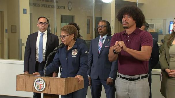Los Angeles mayor gives update on ICE protests