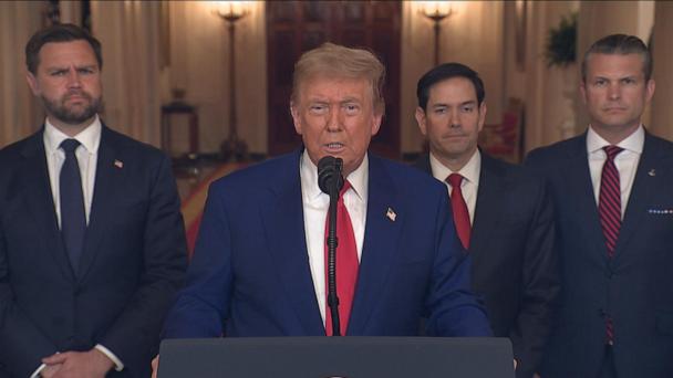 US attack on Iran ‘a spectacular military success,’ Trump says