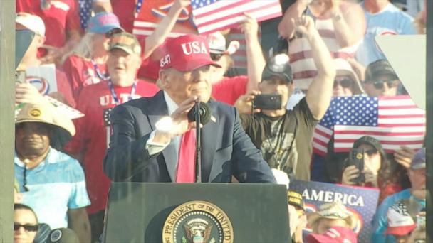 President Trump speaks at 'Salute to America' celebration in Iowa