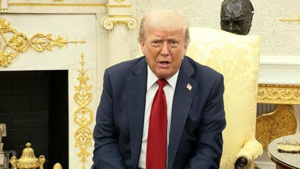President Donald Trump responded to comments that former President Joe Biden made in a recent interview with The New York Times.