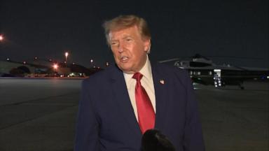 President Donald Trump said Tuesday night that his secret flight out of Turkey last month, which employed a passenger-filled 
