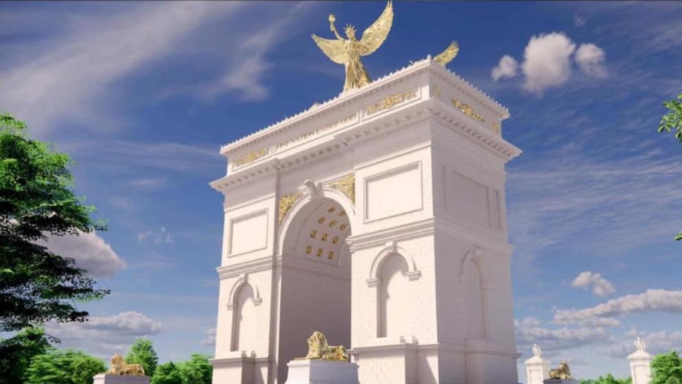 Trump Proposes Military Complex at D.C. Arch