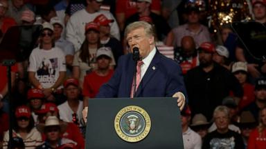 President Donald Trump took his midterm pitch to Kansas Monday night, announcing a new fuel relief program for farmers facing record-high diesel prices.