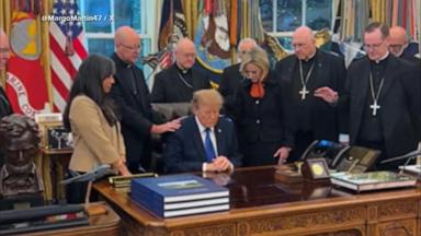 Some leaders of the Catholic Church in the U.S. have expressed regret about agreeing to a White House meeting where a publicly distributed photo was taken of them praying with President Donald Trump.