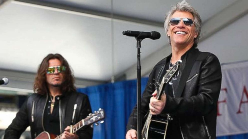 PHOTO:  Jon Bon Jovi surprised 2,600 students at Fairleigh Dickinson University's commencement ceremony with a performance of his song, "Reunion" at MetLife Stadium in New Jersey, May 16, 2017.