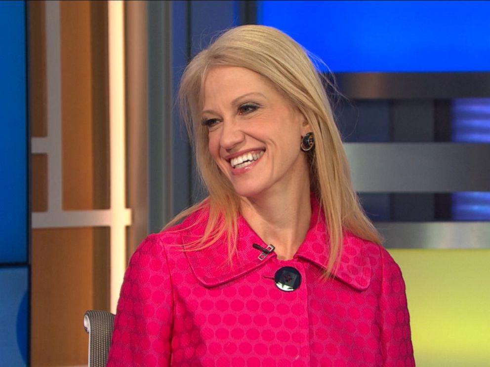 PHOTO: Kellyanne Conway discusses President-elect Donald Trumps transition and White House administration on Good Morning America.