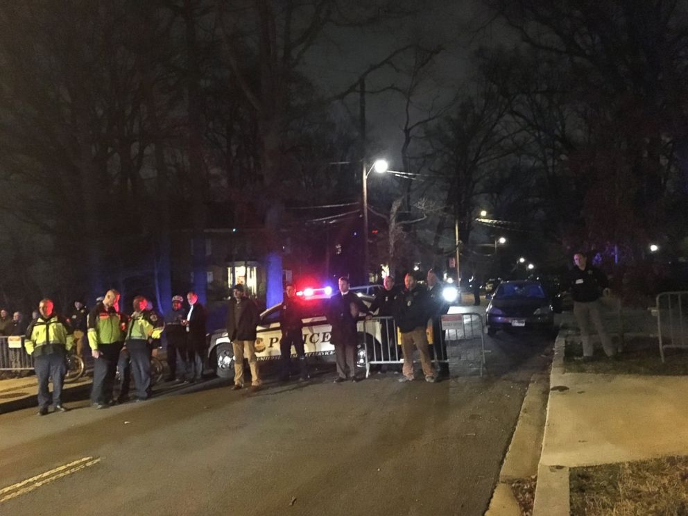 PHOTO: LGBTQ activists and supporters protest in front of Vice President-elect Mike Pence in front of his temporary Washington home, Jan. 18, 2016.