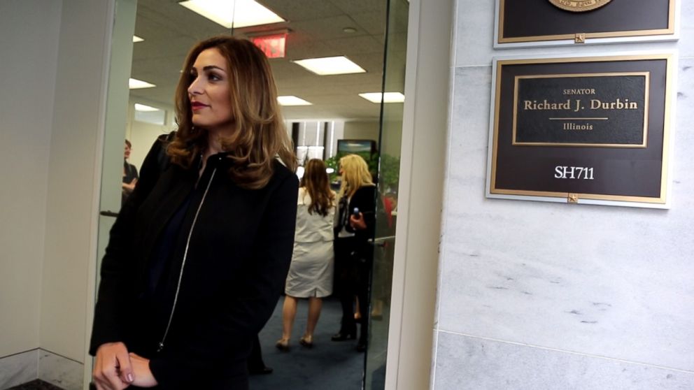 PHOTO: A delegation of Syrian women were visiting Washington, D.C. on April 26 to lobby support for civil society in their home country.