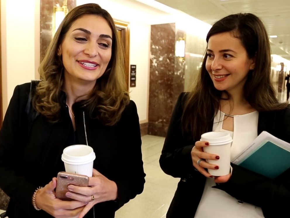 PHOTO: A delegation of Syrian women were visiting Washington, D.C. on April 26 to lobby support for civil society in their home country.