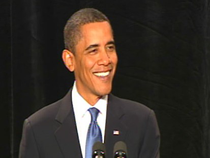 Video of Obama in Baltimore at the GOP retreat.
