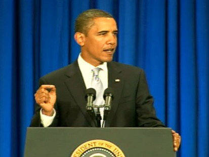 Video of President Barack Obama says we need financial oversight, one year after Lehman Brothers collapse.