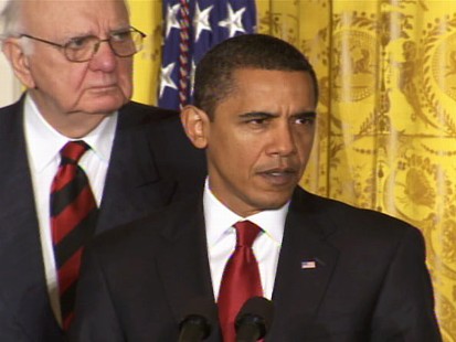 Video of ABC News Nows Politics Live program discussing Obamas selling of the stimulus.