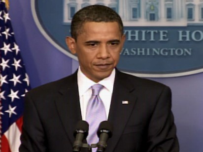 Video of Obama talking about health care reform.