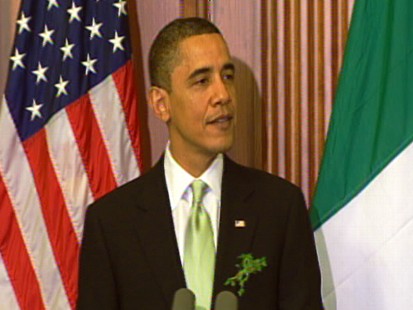 Video of Obama invoking Ted Kennedy on health care.