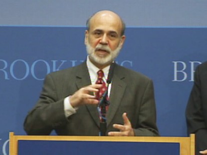 Video of Federal Reserve Chairman Ben Bernanke saying the recession is very likely over.