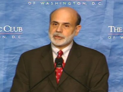 Video of Federal Reserve Chair Ben Bernanke on the economy.