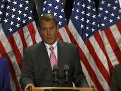 Video of Republican Leader John Boehner on health care reform.