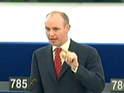 Video of British politician slamming PM Gordon Brown for his economic decisions.