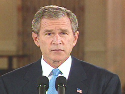 Video of President Bush holding a news conference on Operation Enduring Freedom and Terrorism.