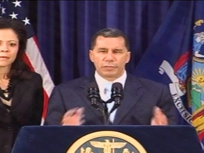 Video of New York Governor David Paterson ending his election campaign.