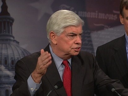Vdeo of Senator Chris Dodd expressing hope Republicans will come to the negotiating table on financial reform instead of filibustering.